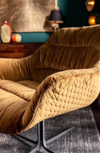 Snurrfåtölj Cover, Senapsgul