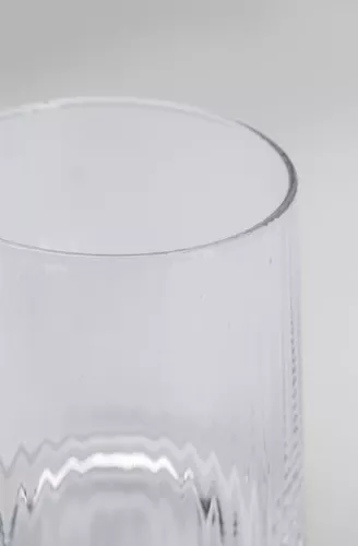 Dricksglas Räfflat Glas, 4-pack