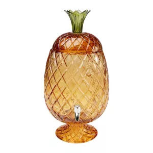 Glasbehållare Ananas med tappkran