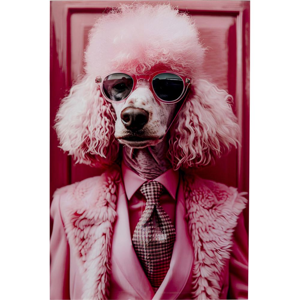 Glastavla Pink Poodle