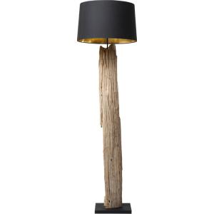 Golvlampa Trädstam Natur