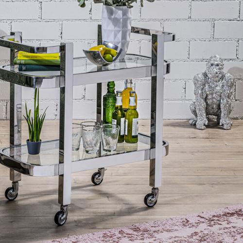 Dekor | Skulptur Nitad Gorilla Silver Small