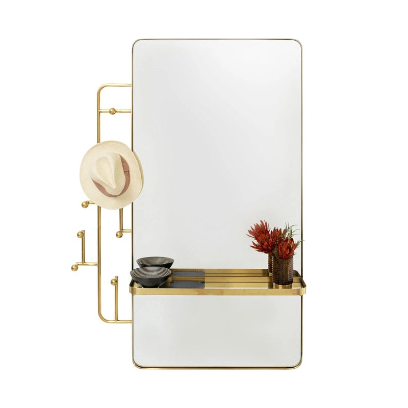 Hängare Ezra Guld - Spegel, 150x102cm