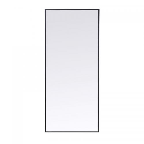 Spegel Zack, Svart ram 180x60 cm