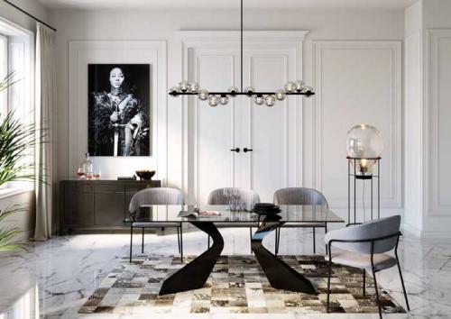 Matta Vegas Läder Grå 200x300 cm