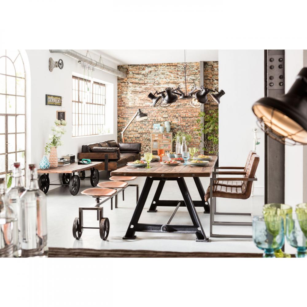 Inredning i industristil - wohnzimmer