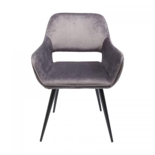 Stol Laurent Grå sammet