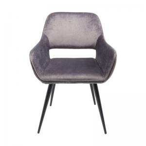 Stol Laurent Grå sammet