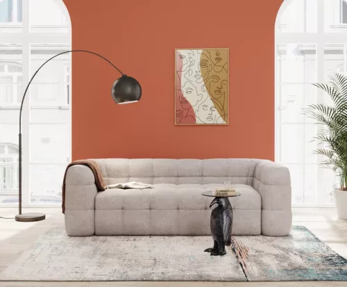 Tavla Faces Trefärgad - 90x120cm