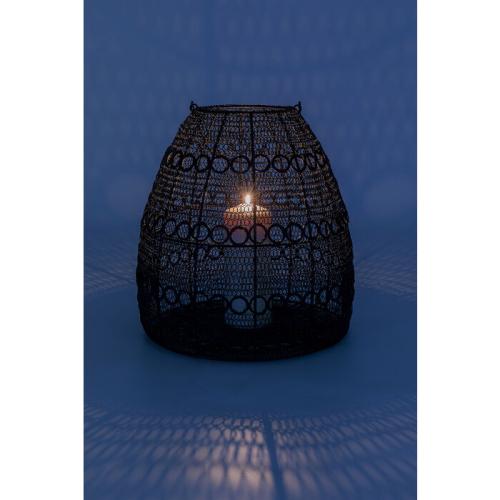 Ljuslykta Lantera - Svart