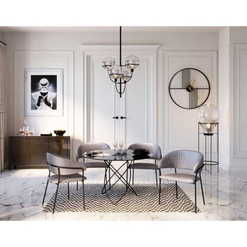 Matbord Science - Svart Ø120cm