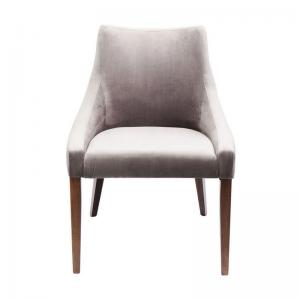 Stol Vince Grå Sammet