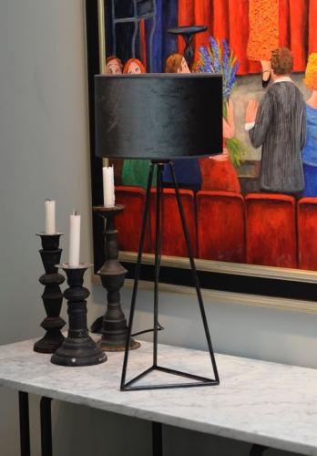 Bordslampa Tripoli Svart Antracit