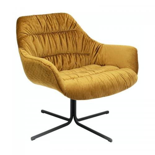 Snurrfåtölj Cover, Senapsgul