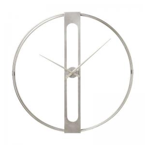 Väggklocka Tiden Silver 60 cm Ø