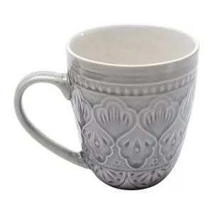 Mugg Mandala Grå, 4-pack