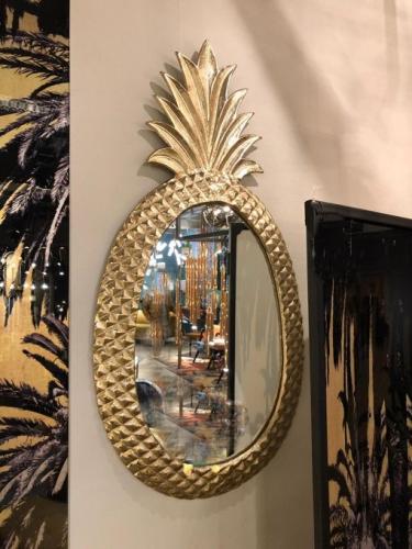 Spegel Ananas Guld