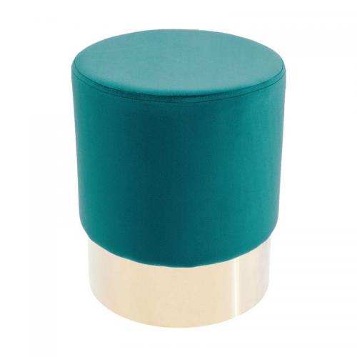 Sittpuff | Pall Grön Teal Sammet