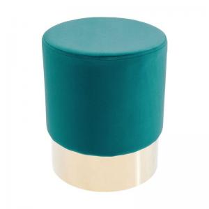 Sittpuff | Pall Grön Teal Sammet