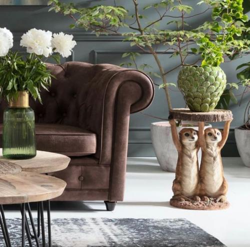 Litet Sidobord Surikatsystrar