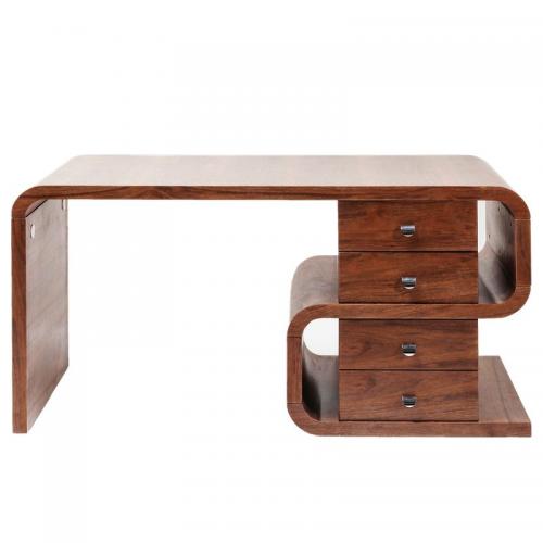 Skrivbord Snake Valnöt