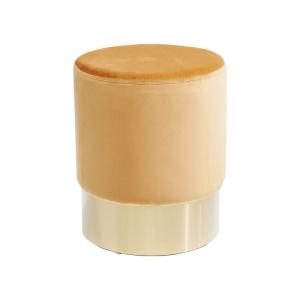 Sittpuff | pall Guld sammet