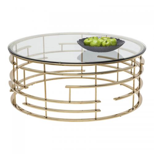 Soffbord Rund Mässing i Ring