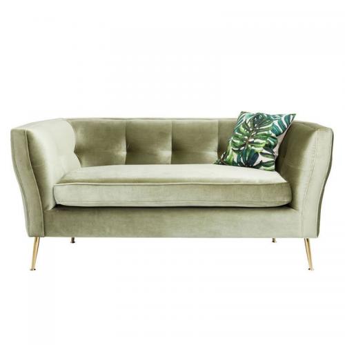 Soffa Gorgeous Green sammet