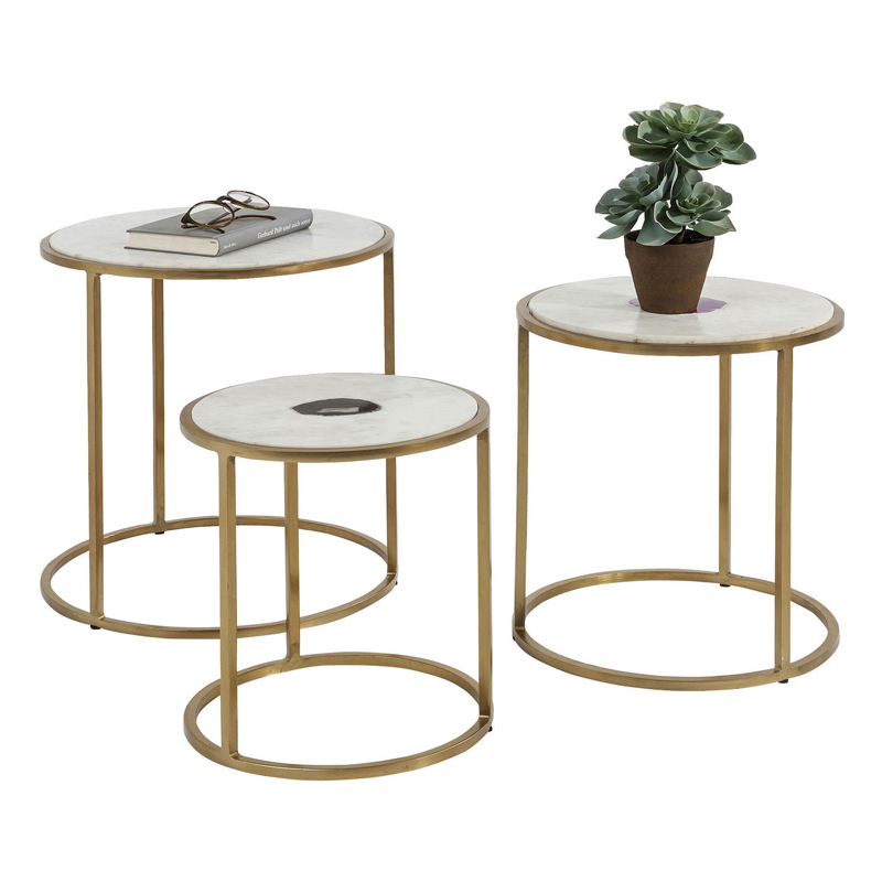 Satsbord | Sidobord Agate marmor