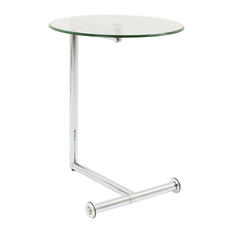 Sidobord Enkel Krom - Ø46 cm