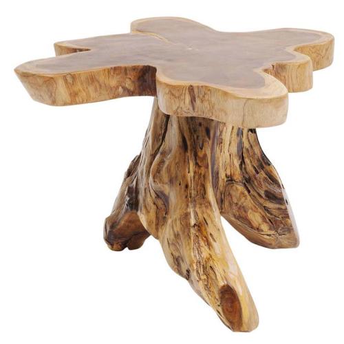 Sidobord Trädstam Rot - Medium