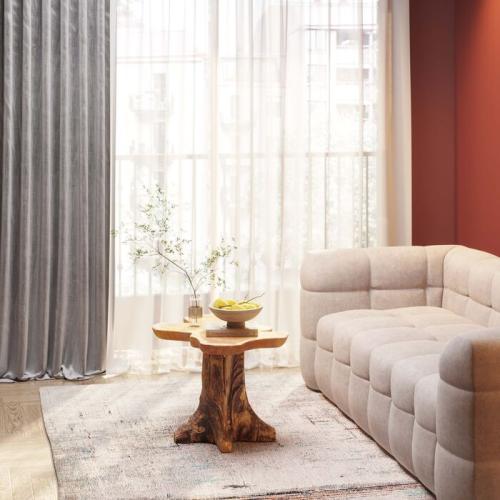 Sidobord Trädstam Rot - Small