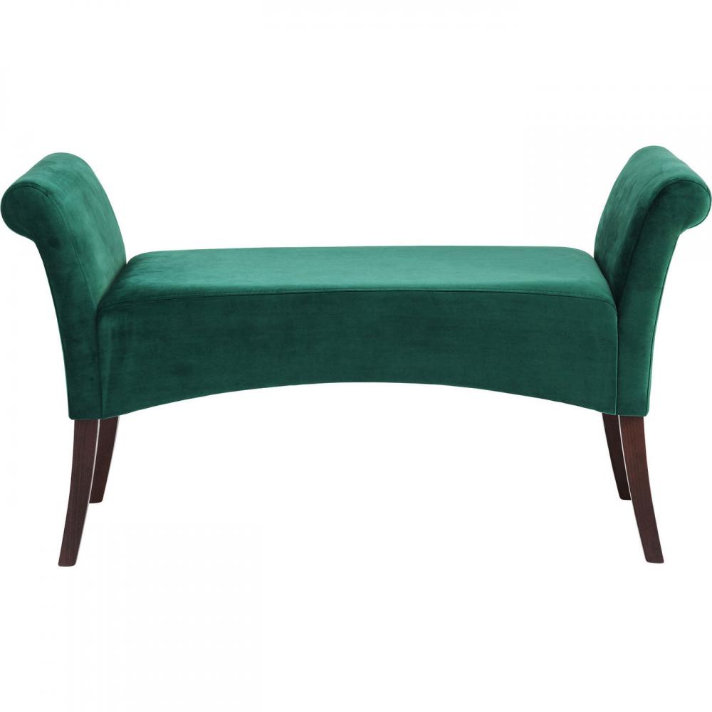 En klassisk, grön sittbänk från Wohnzimmer.se