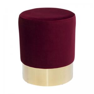 Sittpuff | Pall Bordeaux Sammet