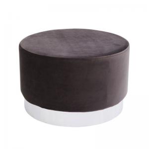 Sittpuff Sammet Grå 55 cm