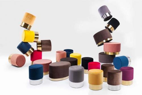 Sittpuff | Pall Lila Sammet