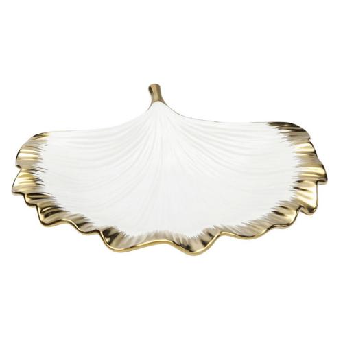 Skål Ginko Löv Uppläggningsfat