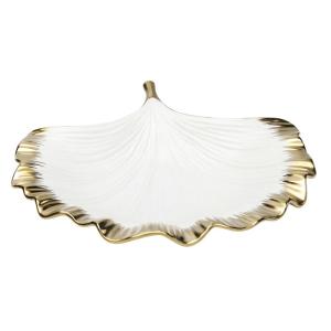 Skål Ginko Löv Uppläggningsfat