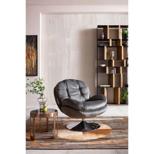 Snurrfåtölj Cosy Grå