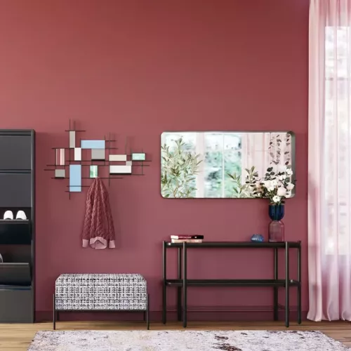 Spegel Clean, Svart 120x60cm