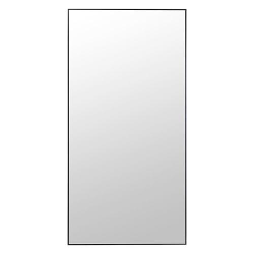 Spegel Zack, Svart ram 160x80cm