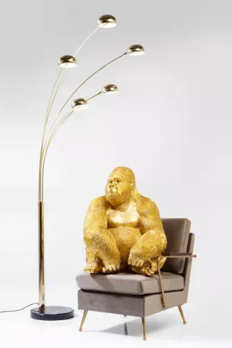 Staty Gorilla Guld XL