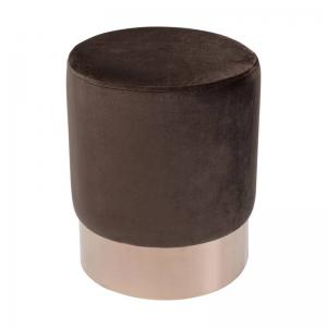 Sittpuff | Pall Brun Sammet o koppar