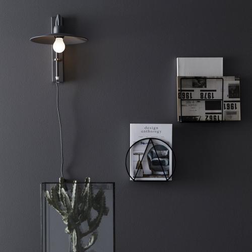 Vägglampa Split Grå