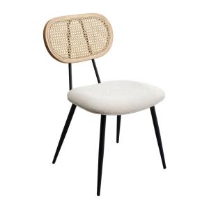 Stol Jeanette - Vit/Teddy