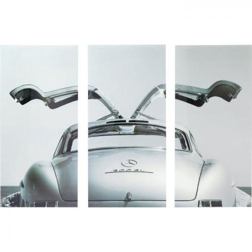 Glastavla Mercedes Gull-wing, 240 cm