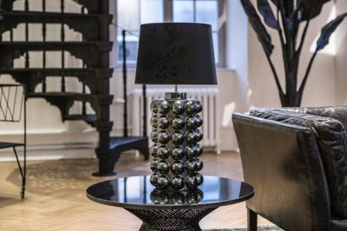 Lampskärm Sammet Antracit