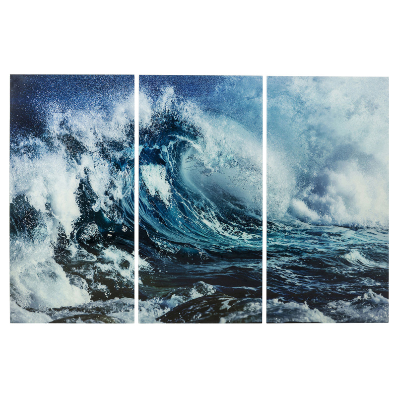 Glastavla Hav 240 cm