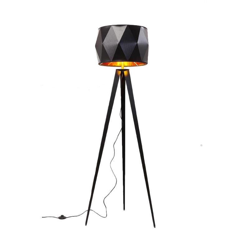 Golvlampa Silhuett Matt Svart