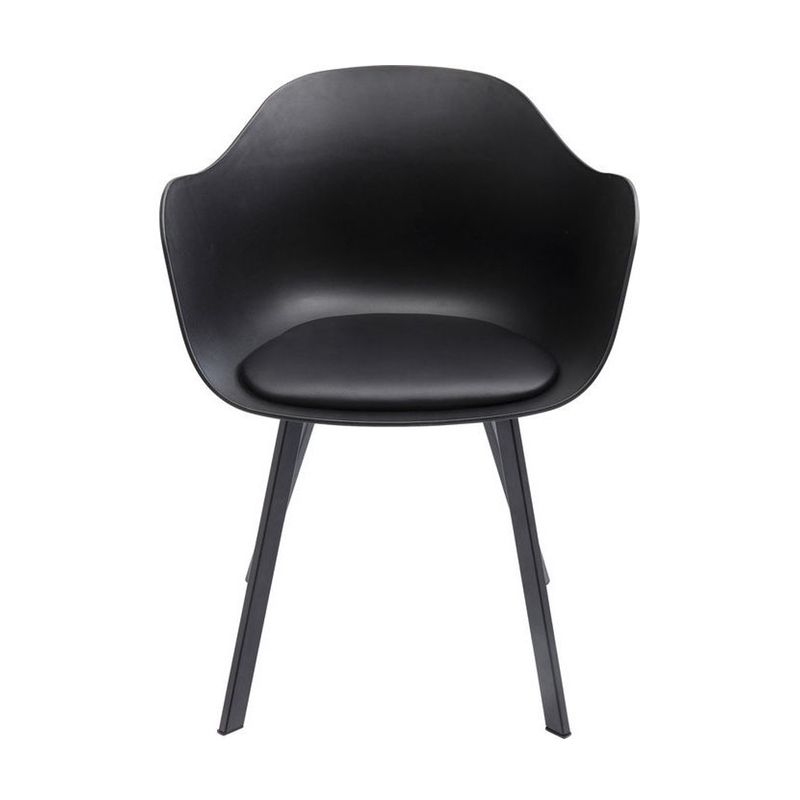 Stol Skal Svart, armstöd